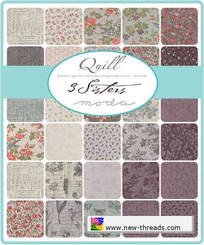Name - Moda Mini Charm Pack UK by Designer for Moda Fabrics