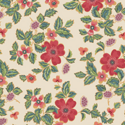 Rambling Rose - 9044 - Makower UK - Multi Floral on Cream - 1196.L - Cotton Fabric