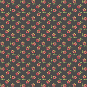 Rambling Rose - 9054 - Makower UK - Pinwheels on Charcoal - 1199.K - Cotton Fabric