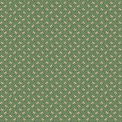Rambling Rose - 9057 - Makower UK - Small Floral on Green - 1200.G - Cotton Fabric