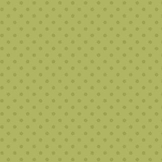 Rambling Rose - 9061 - Makower UK - Sunshine Green - 1202.G - Cotton Fabric