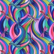Reflections - 7591 - Lewis & Irene A514.2 - Brights Dragonfly Cotton Fabric