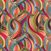 Reflections - 7592 - Lewis & Irene A514.3 Earth Tones Dragonfly Cotton Fabric