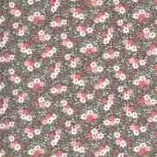 Sanctuary - 7607 - 3 Sisters for Moda - 44253.16 - Small Pink Floral on Taupe Cotton Fabric