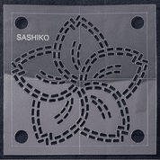 Sashiko 4" Template - Sakura