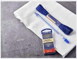 Sashiko Craft Apron Kit - White - Sew Easy - ERS.015