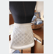 Sashiko Craft Apron Kit - White - Sew Easy - ERS.015