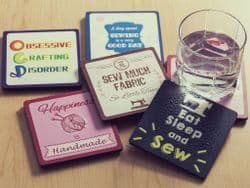 Sewing Themed Coasters