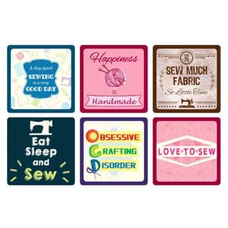Sewing Themed Coasters