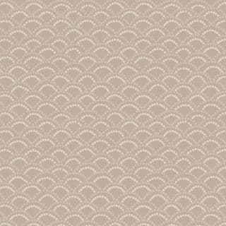 Shinrin Yoku - 8409 - Fans on  Pebble Beige - Lewis & Irene A641.2 - Cotton Fabric