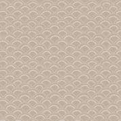 Shinrin Yoku - 8409 - Fans on Pebble Beige - Lewis & Irene A641.2 - Cotton Fabric