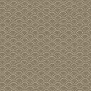 Shinrin Yoku - 8410 - Fans on Moss Green - Lewis & Irene A641.3 - Cotton Fabric