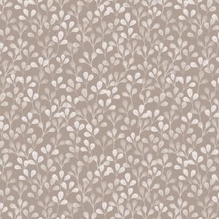 Shinrin Yoku - 8411 - Leaves on Warm Stone Beige - Lewis & Irene A642.1 - Cotton Fabric