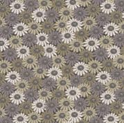 Shinrin Yoku - 8414 - Compact Floral Tan Green - Lewis & Irene A643.1 - Cotton Fabric