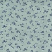 Sister Bay  - 8314 - Small Scattered Blue Flowers  - 3 Sisters - Moda 44277.13 - Cotton Fabric