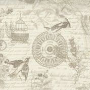 Sister Bay  - 8316 - Harbour Collage on Ivory - 3 Sisters - Moda 44279.11 - Cotton Fabric