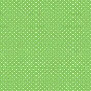Spot by Makower UK - White Spots on Apple Green - 830_G65 - Cotton Fabric