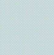 Spot by Makower UK - White Spots on Baby Blue - 830_B2 - Cotton Fabric