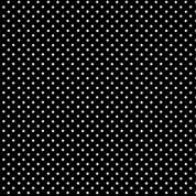 Spot by Makower UK - White Spots on Black - 830_X - Cotton Fabric