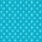 Spot by Makower UK - White Spots on Cyan - 830_T5 - Cotton Fabric