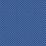 Spot by Makower UK - White Spots on Marine Blue - 830_B68 - Cotton Fabric