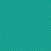 Spot by Makower UK - White Spots on Turquoise - 830_T67 - Cotton Fabric