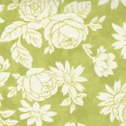 Strawberries & Rhubarb - 7729 - Fig Tree - Peonies on Green - Moda 20401.14 - Cotton Fabric