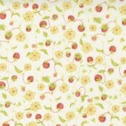 Strawberries & Rhubarb - 7732 - Fig Tree - Strawberries Cream - Moda 20402.18 - Cotton Fabric