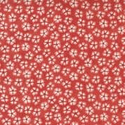 Strawberries & Rhubarb - 7738 - Fig Tree - Floral on Red - Moda 20405.11 - Cotton Fabric
