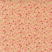 Strawberries & Rhubarb - 7740 - Fig Tree - Ditzy Floral Coral - Moda 20406.13 - Cotton Fabric