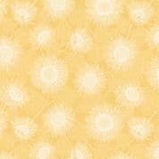 Sunflowers - 8520 - Pale Yellow Sunflowers Mono - Lewis & Irene 745.1 - Cotton Fabric