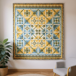 Sunkissed - Block of the Month - 10 months - Finished Size 93” x  101.5”