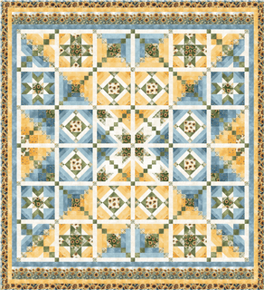 Sunkissed - Block of the Month - 10 months - Finished Size 93” x  101.5”