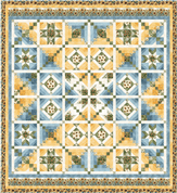Sunkissed - Block of the Month - 10 months - Finished Size 93” x 101.5”
