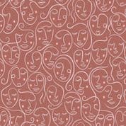 The Dreamer - 7633 - Lewis & Irene A516.3 - Contemplation on Cinnamon Cotton Fabric