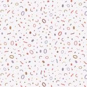 The Dreamer - 7637 - Lewis & Irene A518.1 - Squiggles on Cream Cotton Fabric