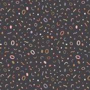 The Dreamer - 7639 - Lewis & Irene A518.3 - Squiggles on Charcoal Grey Cotton Fabric