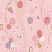 The Dreamer - 7643 - Lewis & Irene A520.1 - Dreamer on Blush Pink Cotton Fabric