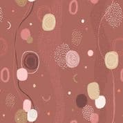 The Dreamer - 7645 - Lewis & Irene A520.3 - Dreamer on Cinnamon Cotton Fabric