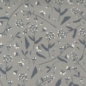 Through the Woods - 8003 - Wildflower Sprigs on Flint Grey - Moda Fabrics 43113-16 - Cotton Fabric