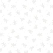 Tiny Tonals - 8163 - Teddies White on White - Lewis & Irene TT2.1 - Cotton Fabric