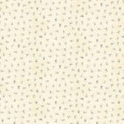 Tranquility - 7825 - Small Sprig Grey Cream - Makower UK 2414.S Cotton Fabric