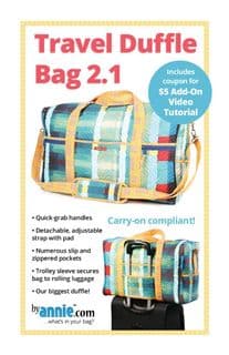 Travel Duffle Bag 2.1 - Bag Sewing Pattern - byAnnie.com - PBA203-2.1