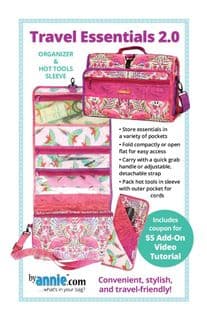 Travel Essentials - Bag Sewing Pattern - byAnnie.com - PBA201-2