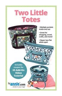 Two Little Totes - Bag Sewing Pattern - byAnnie.com - PBA314