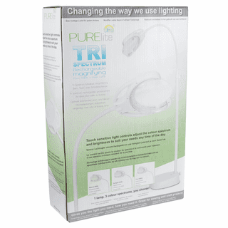 Ultra: Tri Spectrum Rechargeable Magnifying Floor, Table and Desk Lamp
