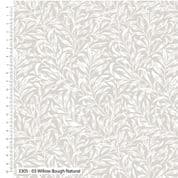 W108139 - William Morris - Willow Bough Natural Tone on Tone - 108" Extra Wide Backing Cotton Fabric
