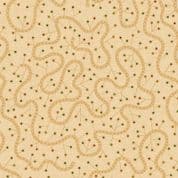 W108832 - Beige Swirly Vine - 108" Extra Wide Backing Cotton Fabric
