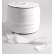 White Cotton Bunting Tape - 20mm