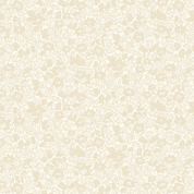 Wilmington Print Sentiments - 8736 - Tonal Flowers on Cream - 98725-122 - Cotton Fabric